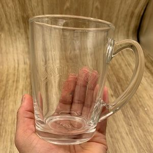 Baileys Irish Cream Glass Clear Coffee Mug 4.5” Tall
